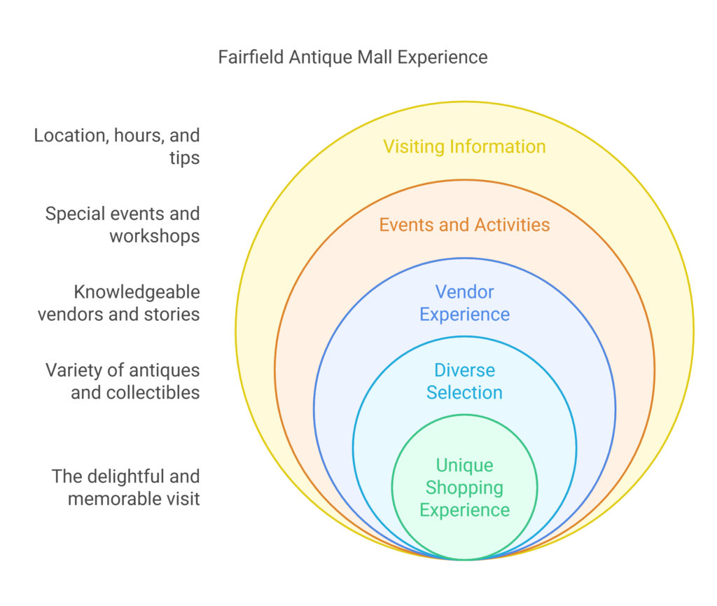 Infographics of Fairfield Antiques Mall