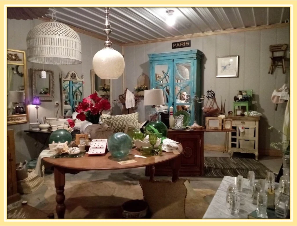 the insights into antique stores. 