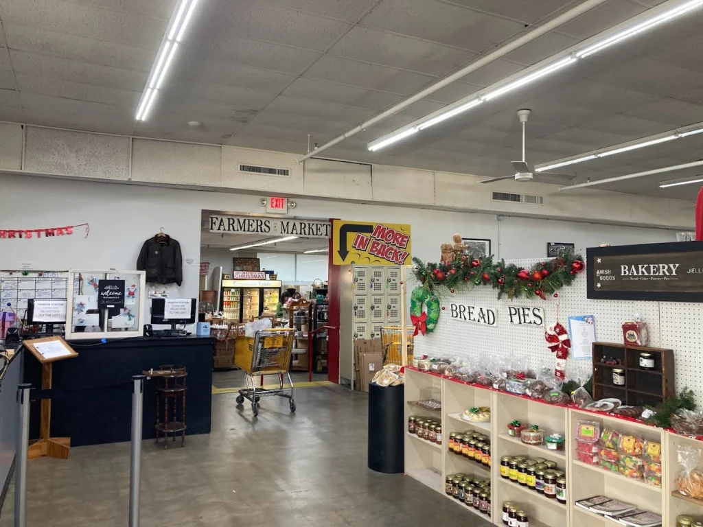 inside of antique store