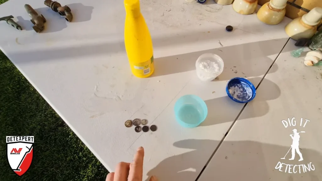 cleaning coins 
