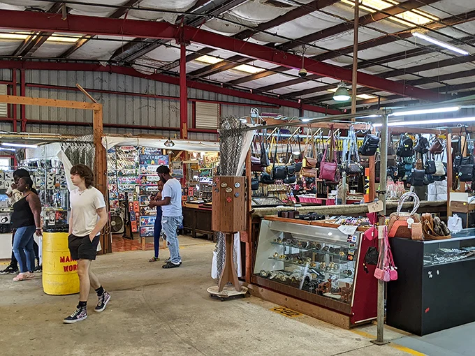 International Market World Flea and Farmers Market vendor booths